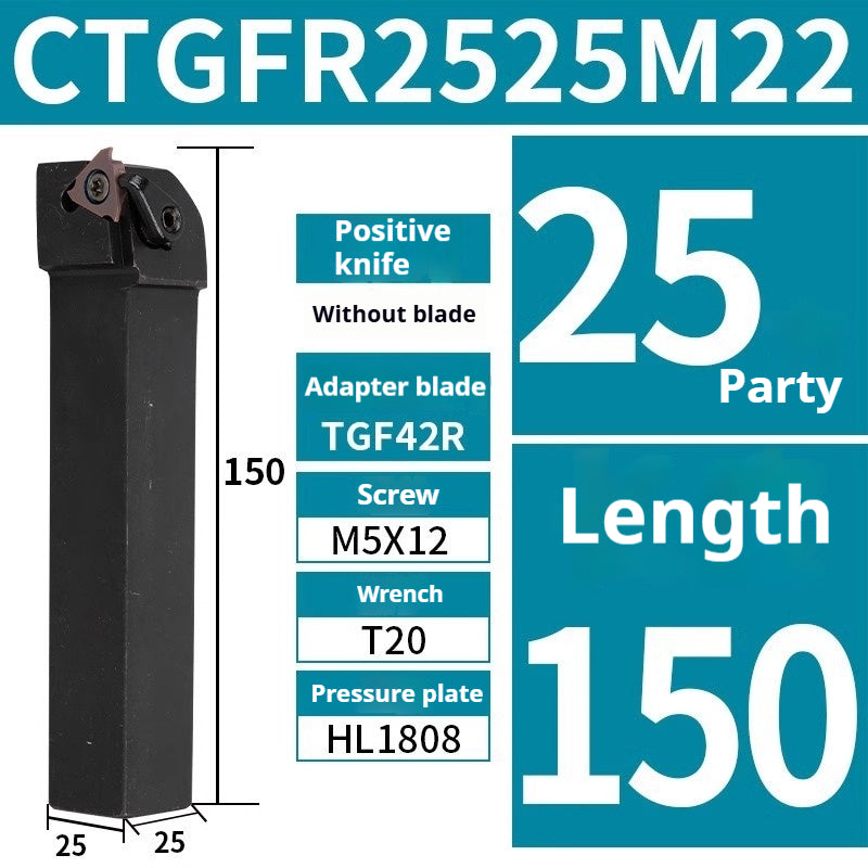 1011-CNC Cylindrical Grooving Toolholder CTGFR CTGFL1212H/1616H/2020K/2525M16 Shandong Denso Pricision Tools Co.,Ltd.